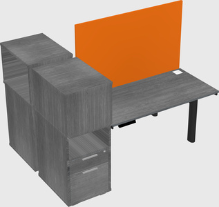 Shared electric desk + cabinet