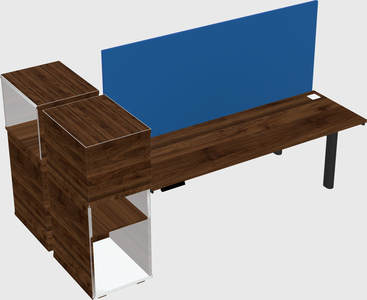 Shared electric desk + cabinet