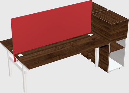 Shared Electric Desk + Cabinet