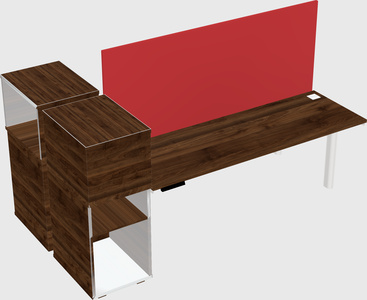 Shared electric desk + cabinet