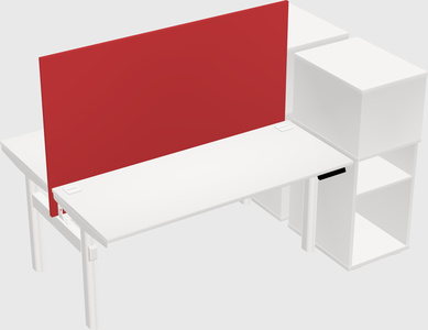 Shared Electric Desk + Cabinet