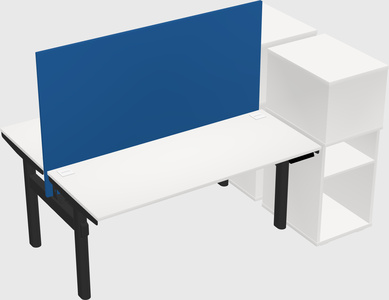 Shared electric desk + cabinet
