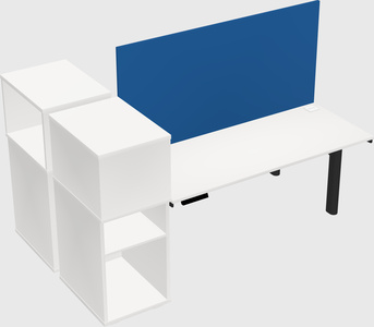 Shared electric desk + cabinet