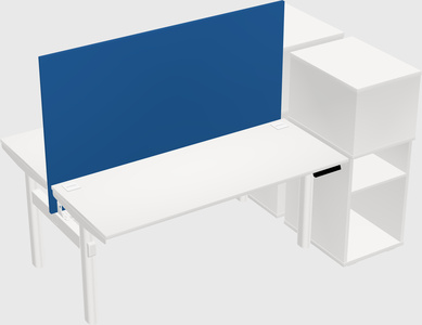 Shared electric desk + cabinet