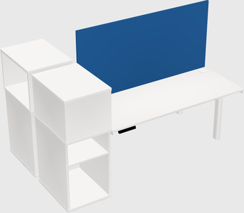 Shared electric desk + cabinet