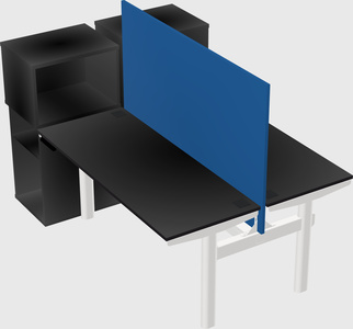 Shared electric desk + cabinet