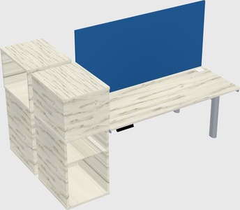 Shared electric desk + cabinet