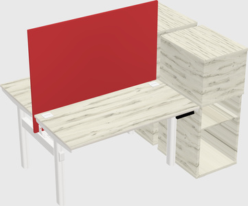 Shared Electric Desk + Cabinet