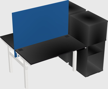 Shared electric desk + cabinet