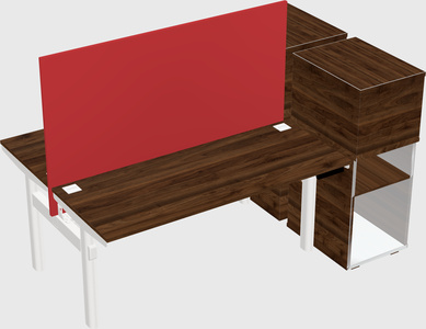Shared Electric Desk + Cabinet