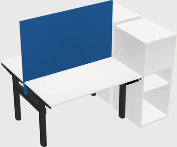 Shared electric desk + cabinet