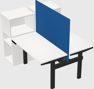 Shared electric desk + cabinet