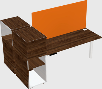 Shared electric desk + cabinet