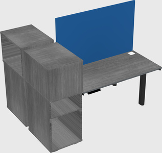 Shared electric desk + cabinet
