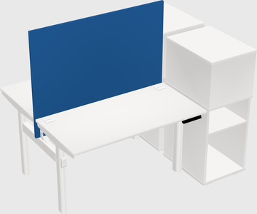 Shared electric desk + cabinet