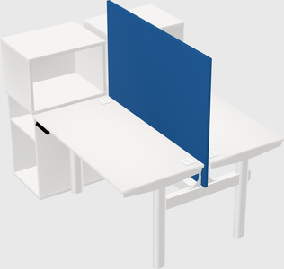Shared electric desk + cabinet