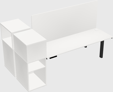 Shared electric desk + cabinet