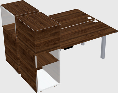 Shared electric desk + cabinet