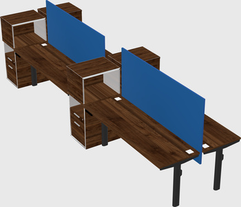 Shared electric desk + cabinet