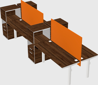 Shared electric desk + cabinet