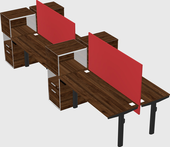 Shared electric desk + cabinet