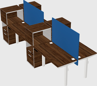 Shared electric desk + cabinet