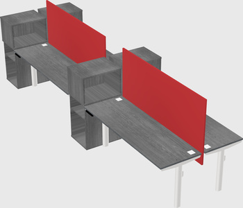 Shared electric desk + cabinet