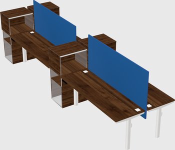 Shared electric desk + cabinet