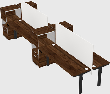 Shared electric desk + cabinet