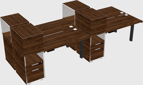 Shared electric desk + cabinet