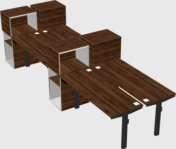 Shared electric desk + cabinet