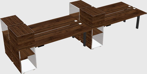 Shared electric desk + cabinet