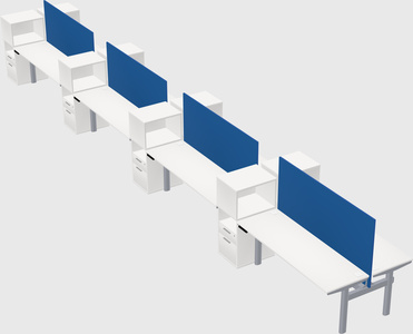 Shared electric desk + cabinet