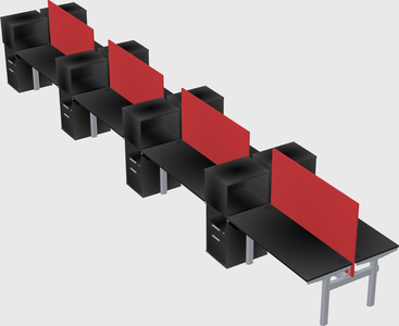 Shared electric desk + cabinet