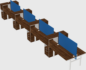 Shared electric desk + cabinet