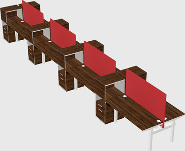 Shared electric desk + cabinet