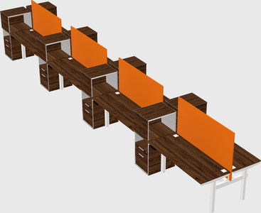 Shared electric desk + cabinet