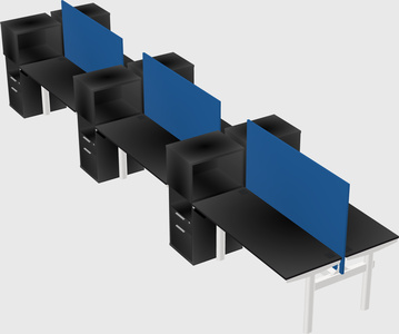 Shared electric desk + cabinet