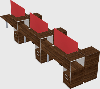 Shared electric desk + cabinet