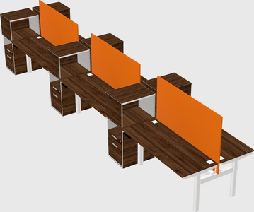 Shared electric desk + cabinet