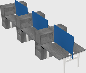 Shared electric desk + cabinet