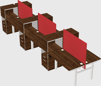 Shared electric desk + cabinet