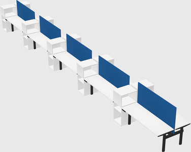 Shared electric desk + cabinet