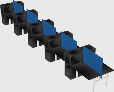 Shared electric desk + cabinet