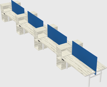 Shared electric desk + cabinet