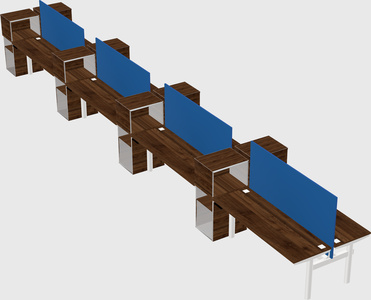 Shared electric desk + cabinet