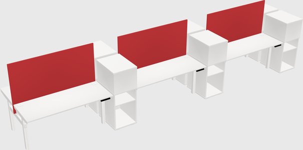 Shared Electric Desk + Cabinet
