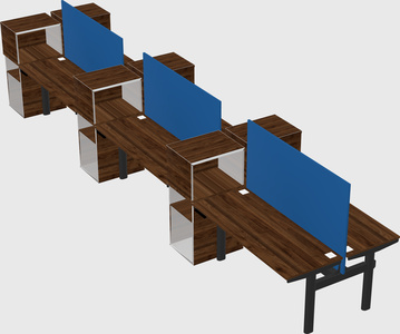 Shared electric desk + cabinet