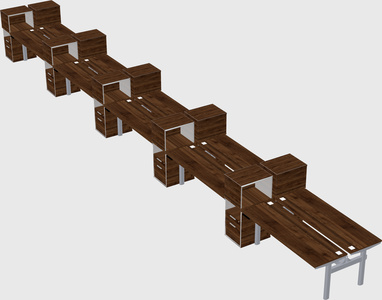 Shared electric desk + cabinet