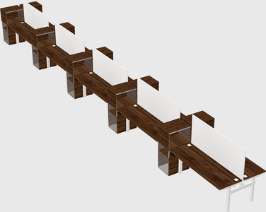 Shared electric desk + cabinet